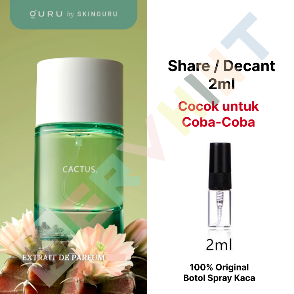 [Share / Decant] OURU Cactus Extrait de Parfum XDP eXDP Perfume Parfume Cactus. Cocok untuk Pria Wan