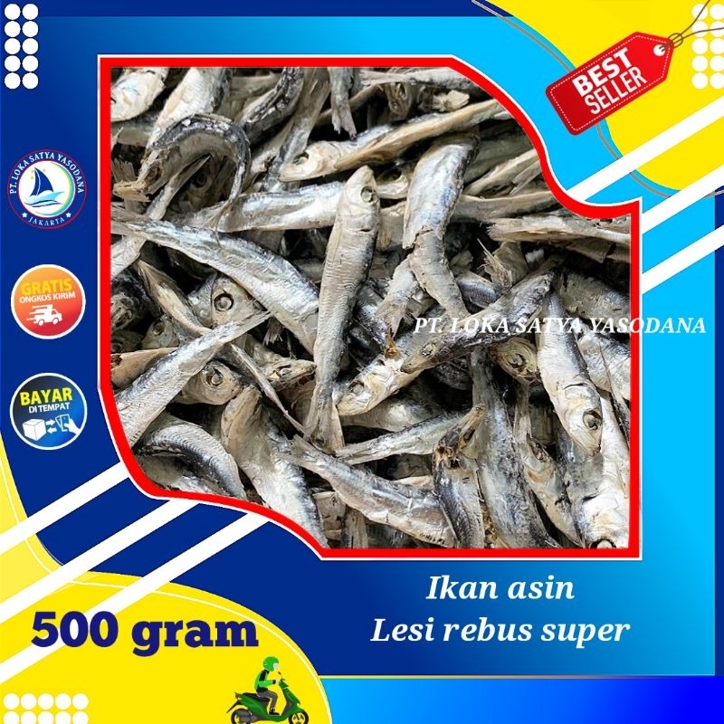 

ikan asin lesi rebus kecil super 500gram