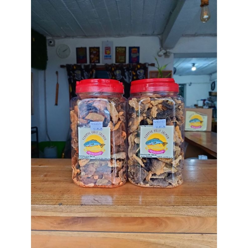 

Paket Mix Kerupuk Kulit Ikan Salmon Varian Rasa Balado 220gr Dan Bbq Kemasan Toples Jumbo 220gr