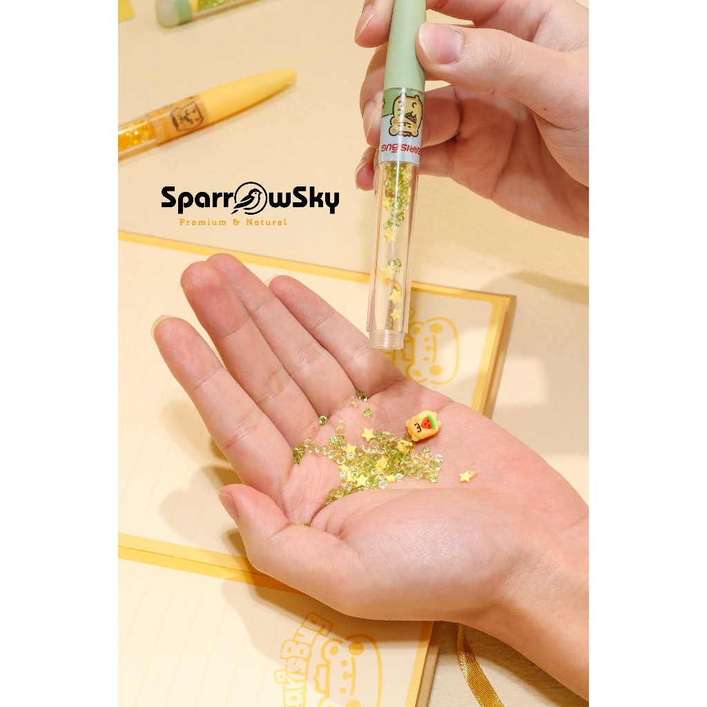 

SPARROW Pen Silikon ERASEABLE / Silicone Pen / Pen Karakter Lucu Cantik TRENDY FUN PEN ERASEABLE - BEARISBUGS (8261)