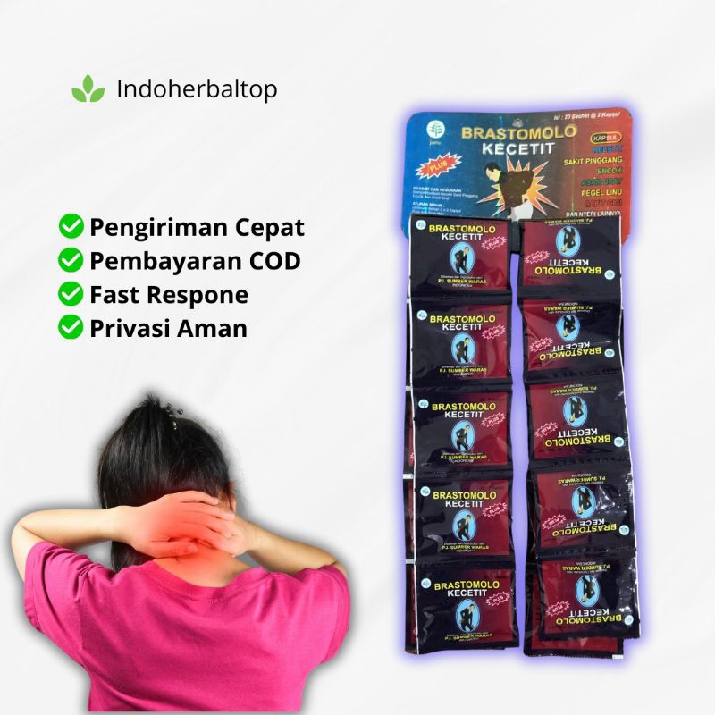 

kapsul nyeri tulang asam urat brastomolo kecetit 100% Asli