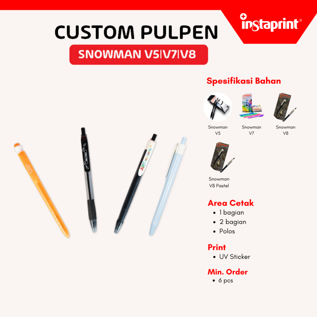 

Pulpen snowman ,pen print custom,pulpen souvenir