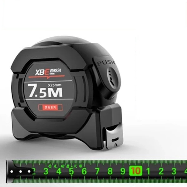 Meteran Roll Taffware 7.5 Meter METERAN TUKANG 7,5 METER AUTO LOCK PRESISI PITA LEBAR ANTI KARAT TAP