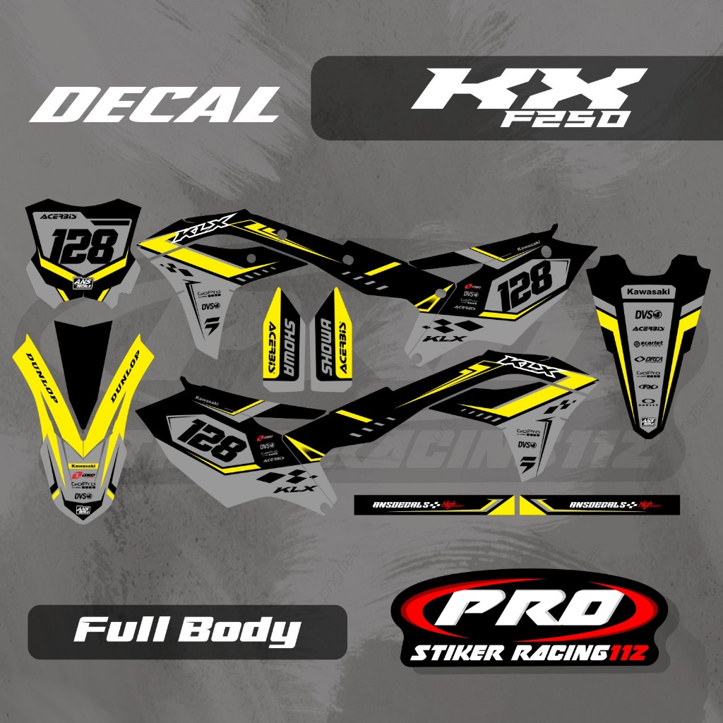 Decal Sticker KX 250 Decal KX 450 Decal Sticker KXF 250 Decal KXF 450
