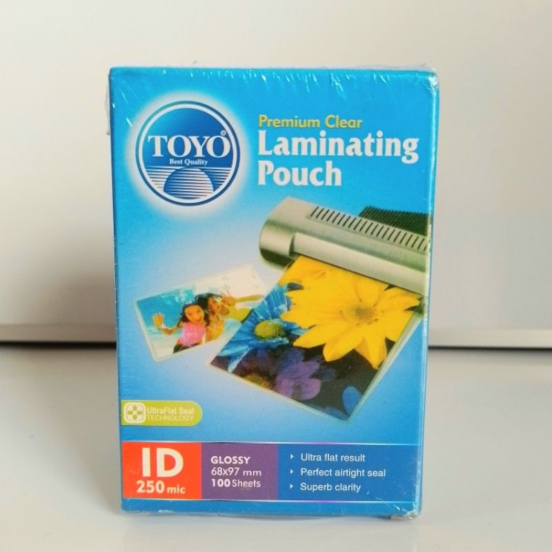 

Plastik Laminating Laminating KTP TOYO 250 Micron ( Pak ) [ Original ]
