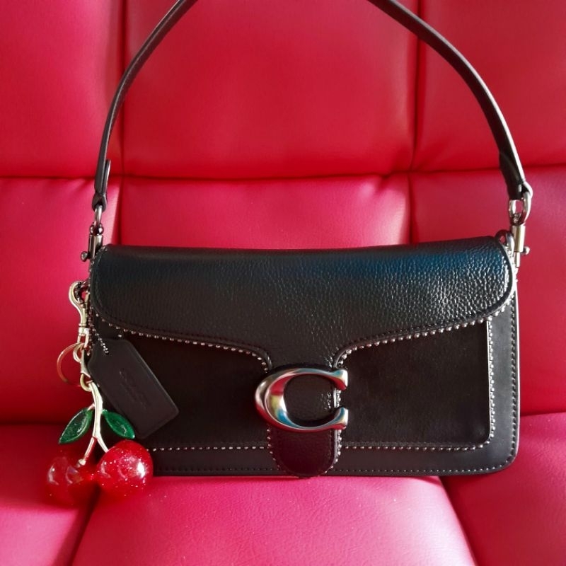 Tas Coach Tabby Studded Black Preloved