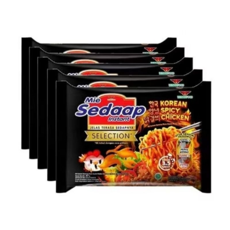 

Mie Sedaap Selection Korean Spicy Chicken