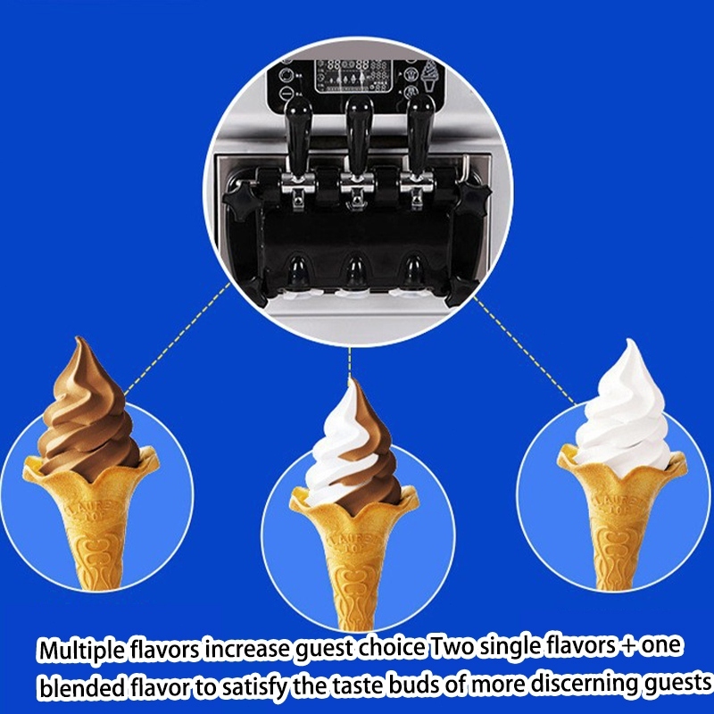 Cetakan Mesin Soft Ice Cream Star Ice Cream Mold Universal Mold Soft Es Krim Mesin