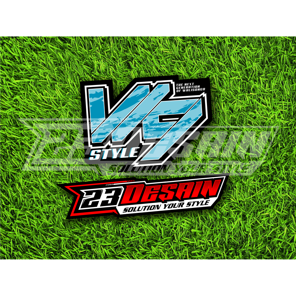 STIKER W9 STYLE STICKER GL W9 STYLE WALISONGO STYLE WS4
