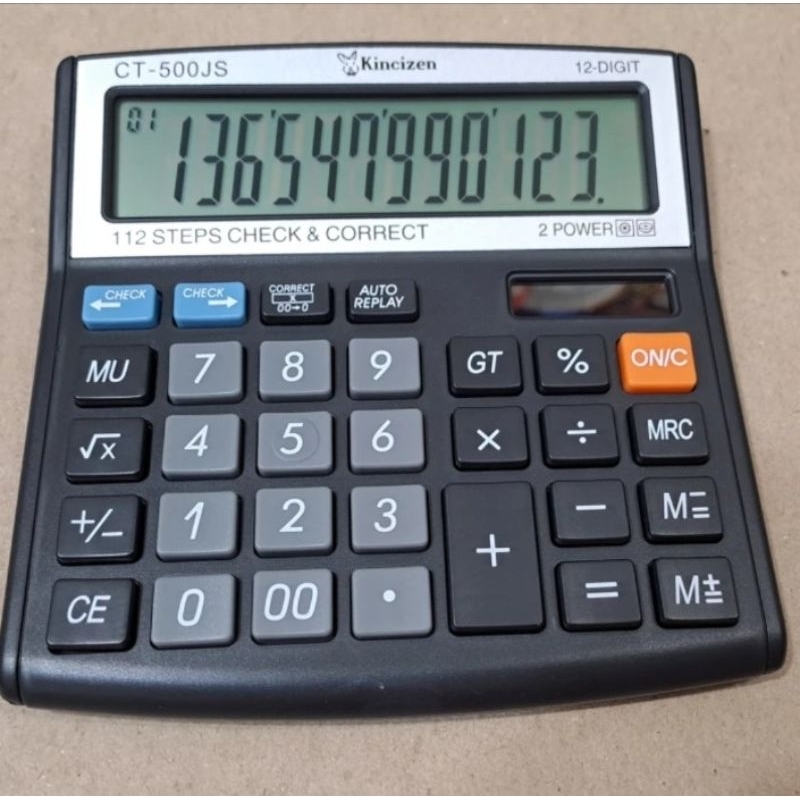 

KALKULATOR 12 DIGIT KINCIZEN ORIGINAL KC 500JS