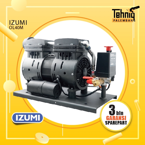 MESIN IZUMI OL-40M AIR COMPRESSOR OILLESS / IZUMI POMPA AIR