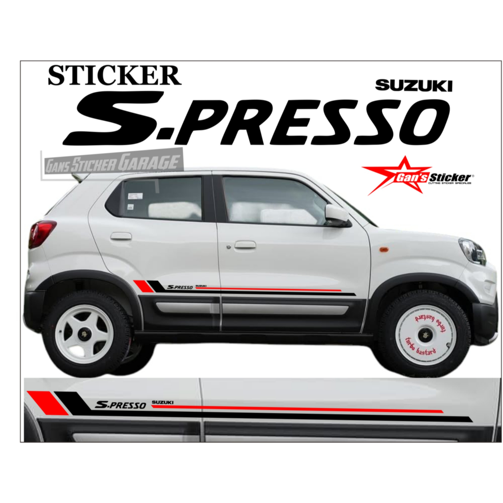 sticker suzuki spresso aksesoris suzuki spresso 2022 2023