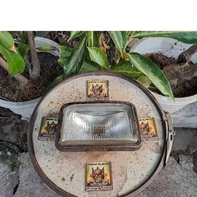 reflektor lampu depan honda gl100 win100 glmax ORIGINAL reflektor honda gl100 win100 reflektor win
