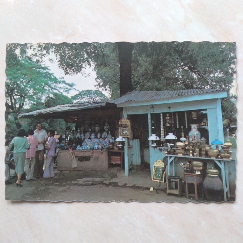 

Kartu Pos Kuno Jadul Foto Pasar Barang Antik Jakarta tahun 1980-an - YN2245