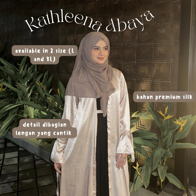 KATHLEENA ABAYA OUTER | ABAYA OUTER SILK PREMIUM