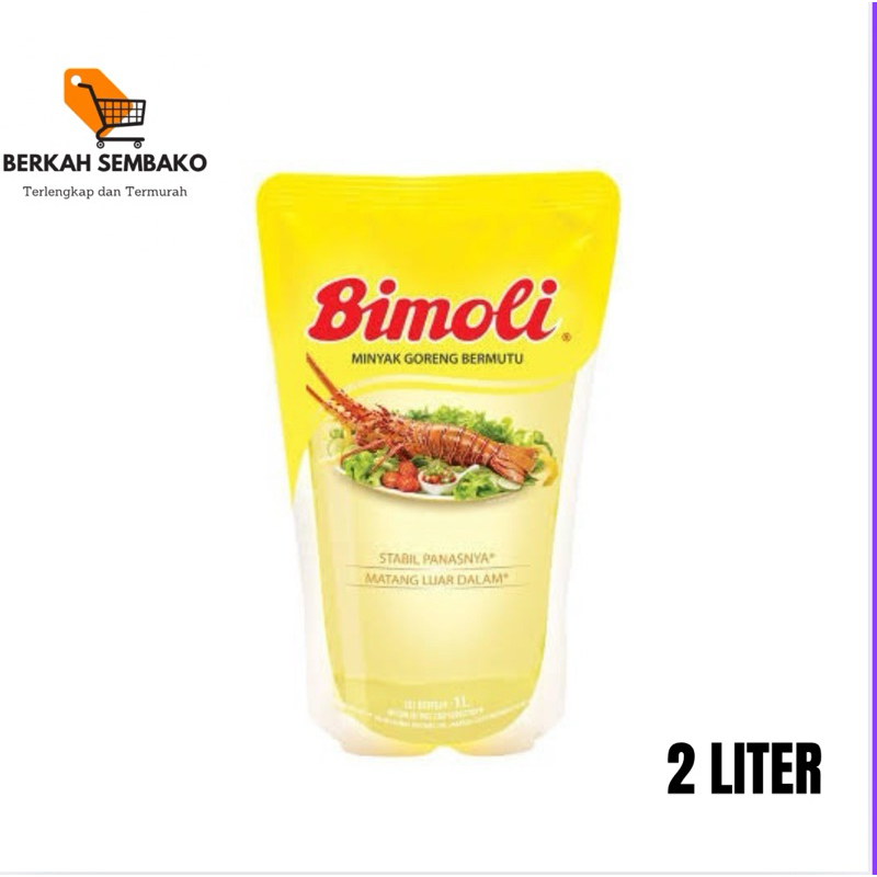 

Bimoli minyak goreng refill 2 Liter dan 1 Liter