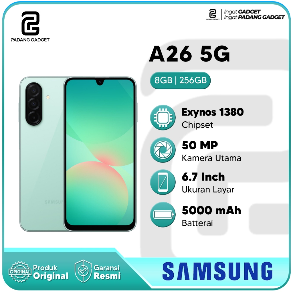 Samsung Galaxy A26 5G 8/256GB Hp Android Smartphone Terbaru Original Garansi Resmi