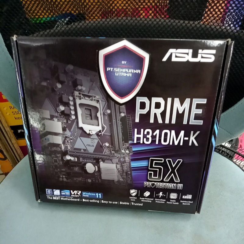 dus motherboard Asus h310m-k prime second