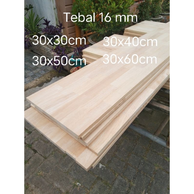 

Papan kayu solid sudah halus lebar 30cm