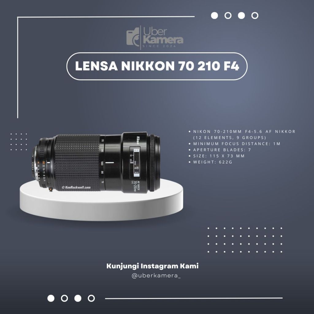 LENSA NIKKOR 70 210MM F4