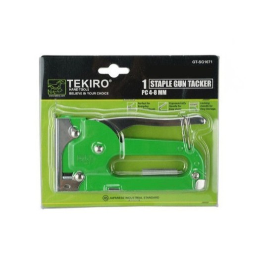 

TEKIRO Staple Gun Tacker 4-8 MM Staples tembak gun Taker Stapler tembak