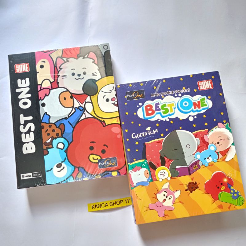 

1 Pack Buku Tulis Best One 38 Lbr / Buku Tulis Karakter Murah