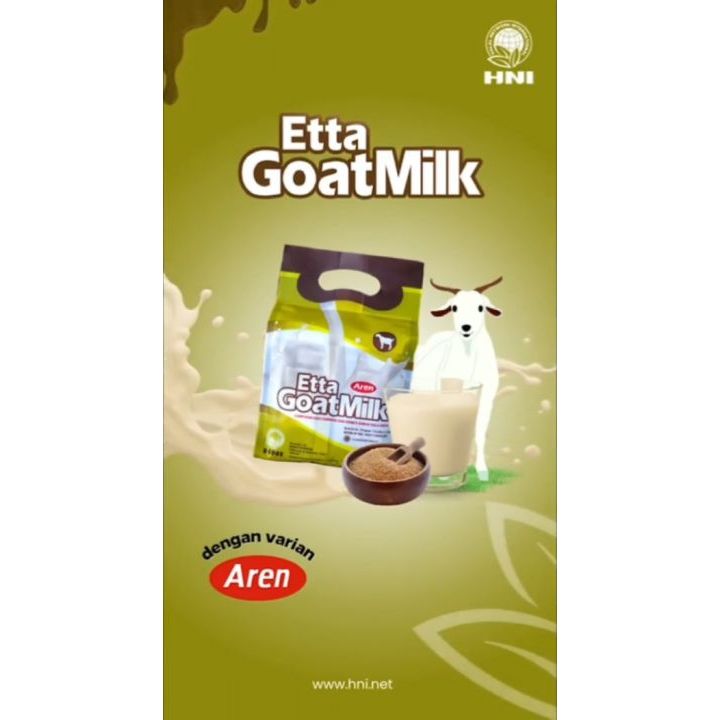 

SUSU Etta Goat Milk EGM Aren Hni - Isi 10 Sachet LEBIH NIKMAT