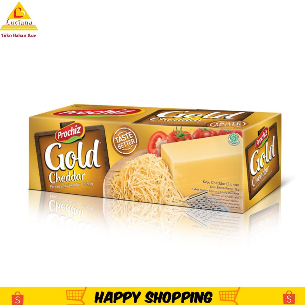 

Prochiz Gold Cheddar 2kg - Keju Lezat & Berkualitas dengan Rasa Enak