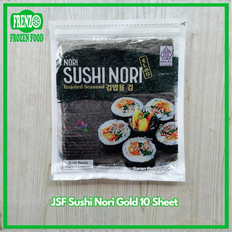 

JSF Sushi Nori Gold Isi 10 Sheet