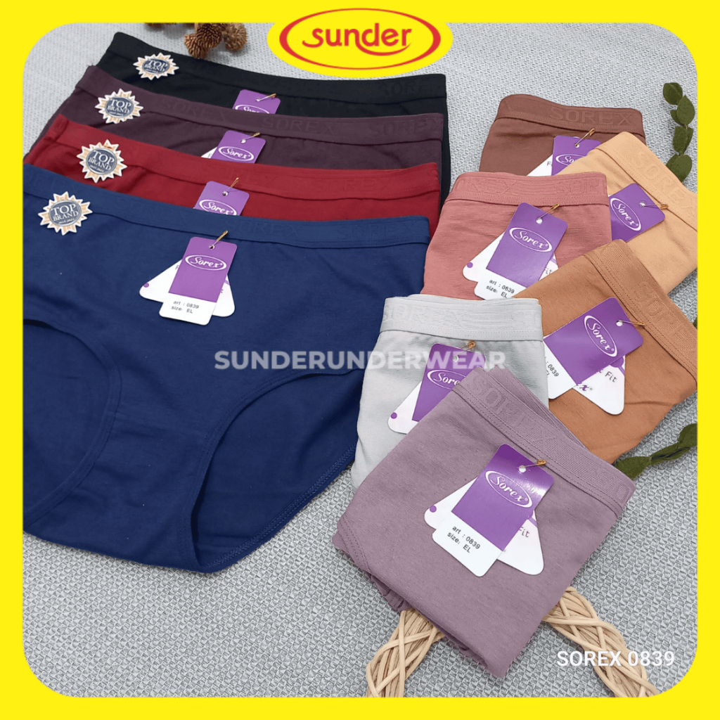 Ecer Grosir Sorex 0839 Celana Dalam Cewek Karet Lebar Cd Wanita Sorek Orginal Premium
