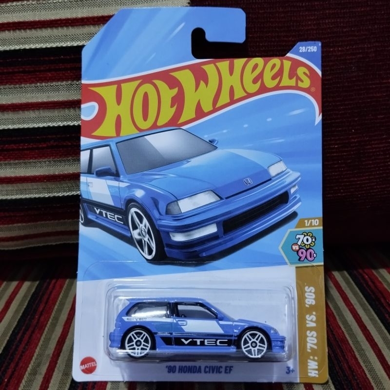 Hot Wheels 90 Honda Civic EF (70s Vs 90s)