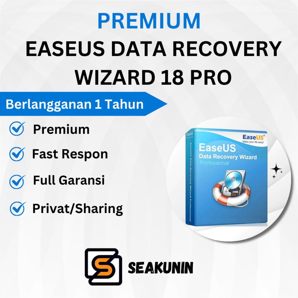 Software Pemulihan Data / Data Recovery: EaseUS Data Recovery Wizard [WIN]