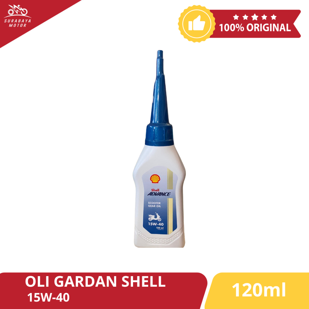 Shell Advance Gear Oil Motor Matic Oli Gardan Motor Matic 120ML 15W40 ASLI Original 100%