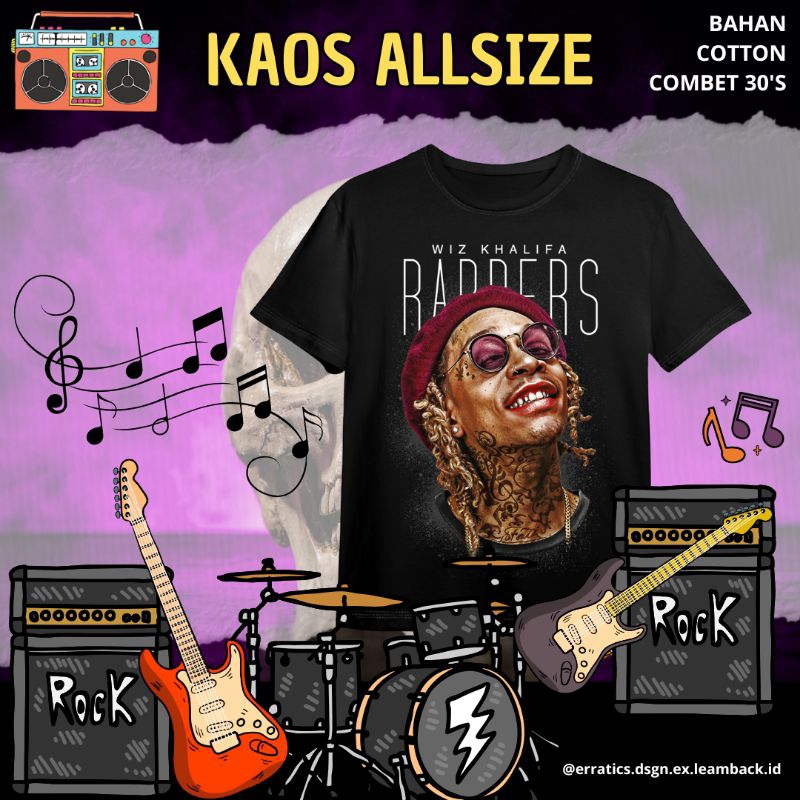 KAOS WIZ KHALIFA / WIZ KHALIFA / KAOS ALLSIZE BAND / KAOS MUSIC / KAOS BAND