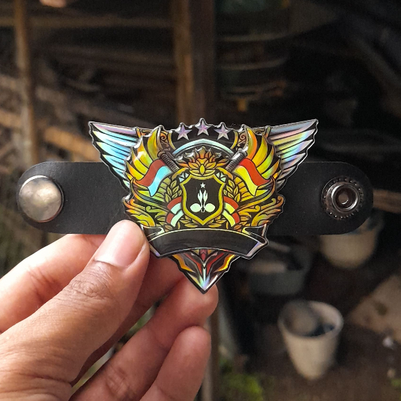Ring Kacu Pramuka Akrilik Tumpuk | Free Ukir Nama custom | Ring Hasduk Pramuka
