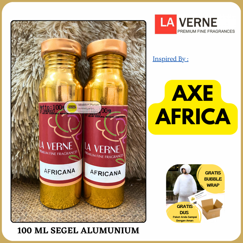 Bibit Parfum AXE AFRICA ( 100 ML SEGEL Alumunium ) LA VERNE