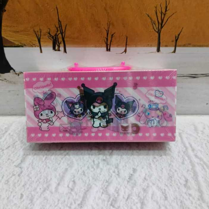 

kotak pensil KODE 3 TINGKAT metalik 3dimensi/pencil case password/kotak pin