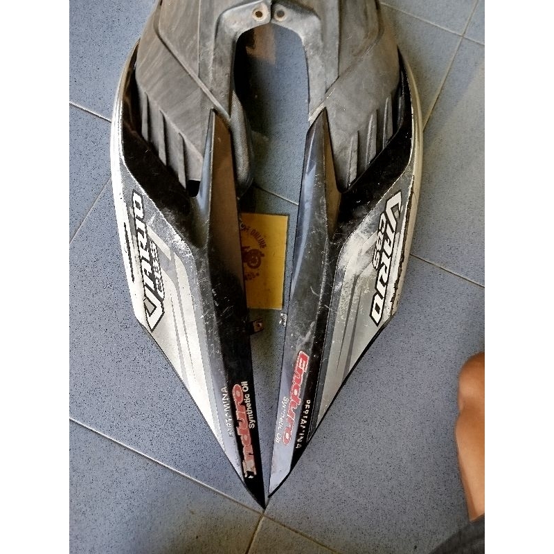 body belakang vario tecno 110 karbu original bekas copotan