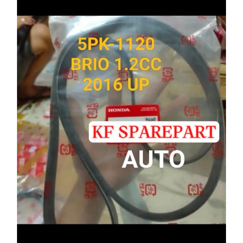 FAN VAN V BELT TALI KIPAS 5PK1120 BRIO 1.2CC 2016 UP 5PK-1120