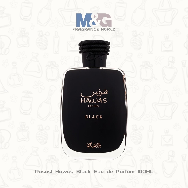 Rasasi Hawas For Him Black Eau de Parfum 100ML, Rasasi Official Store, Rasasi Hawas Black Parfum, Ra