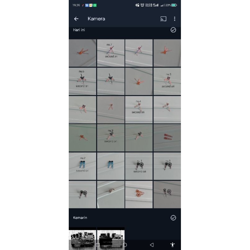 jarum arloji Casio second ori 7 pasang borongan