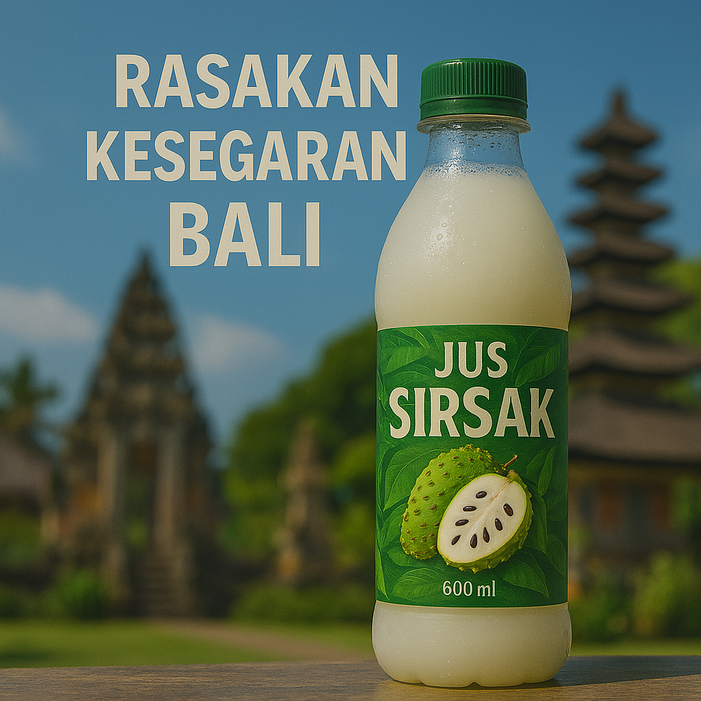 

[600ml] Jus Sirsak – Segar, Asam Manis Alami, Siap Minum