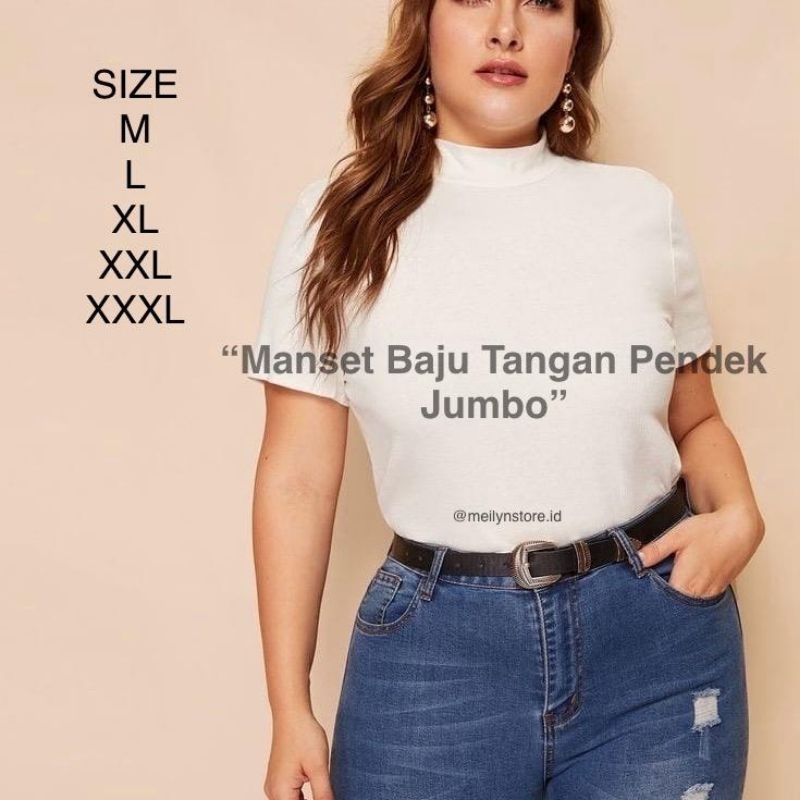manset lengan pendek jumbo | manset tangan pendek wanita | manset baju tangan pendek