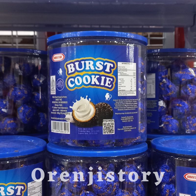 

sweet me burst cookies 500gr isi 50 exp 2026