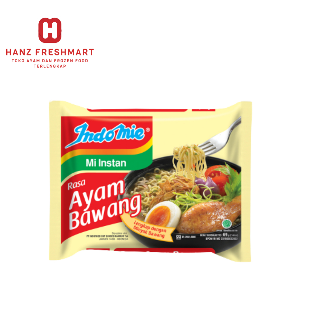 

Indomie Rasa Ayam Bawang 69gr - Hanz Freshmart