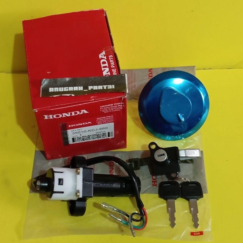 setkey kunci kontak (KCJ)honda tiger lama tahun 2000 asli ori