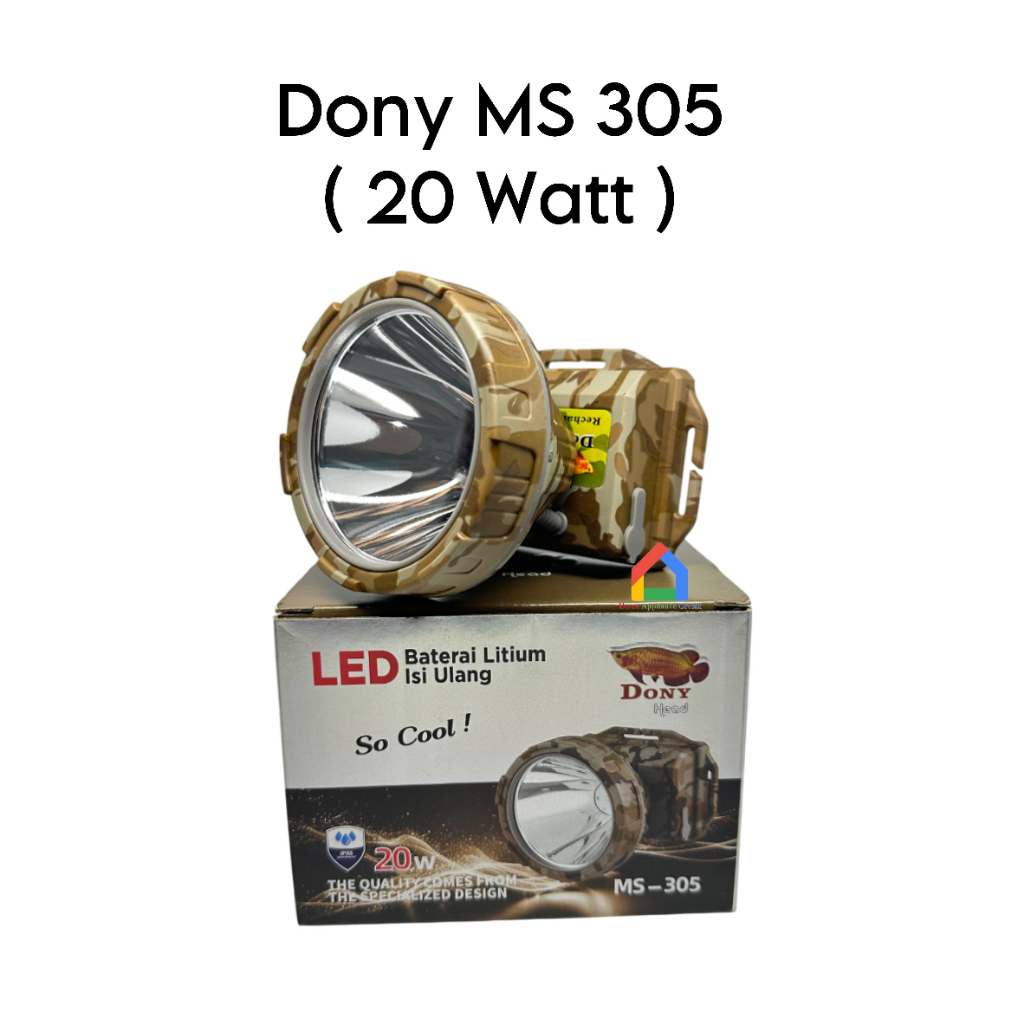 Senter Kepala Dony MS 305 SO COOL / Dony Senter Kepala MS305 (20 Watt)