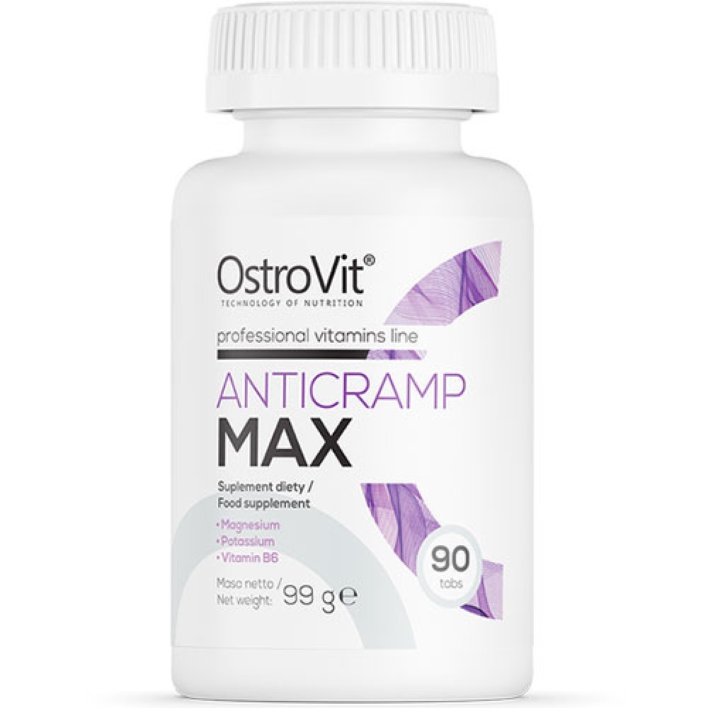 OstroVit Magnesium Max Anticramp 90 tablet Magnesium Potassium Vitamin B6 Suplemen Obat Vitamin Menc