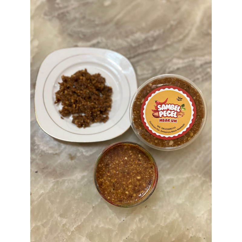 

Sambel Pecel Mbak UM 250gr – Sambel Pecel Gurih Sedap, Pedas Sedang, Wangi Daun Jeruk