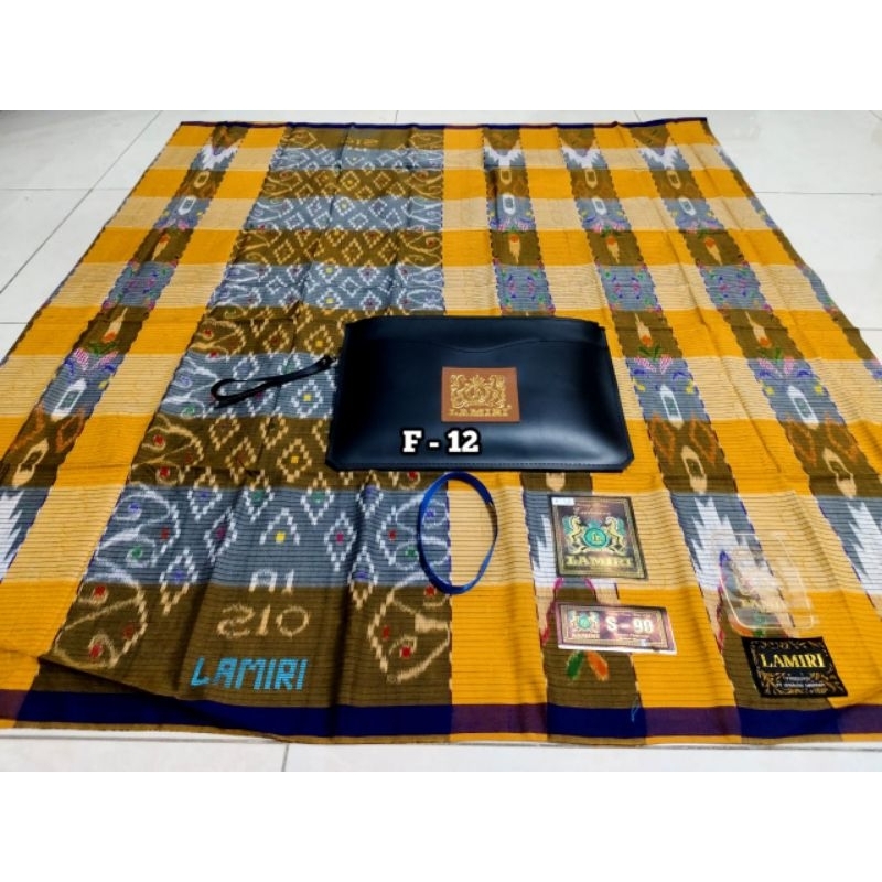Sarung LAMIRI Full Sutra Motif MGT GBS Liris Kotak Mix